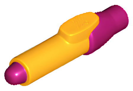  Ручка Lego 35809pb02 Utensil Pen with Molded Magenta Tip and Cap Pattern